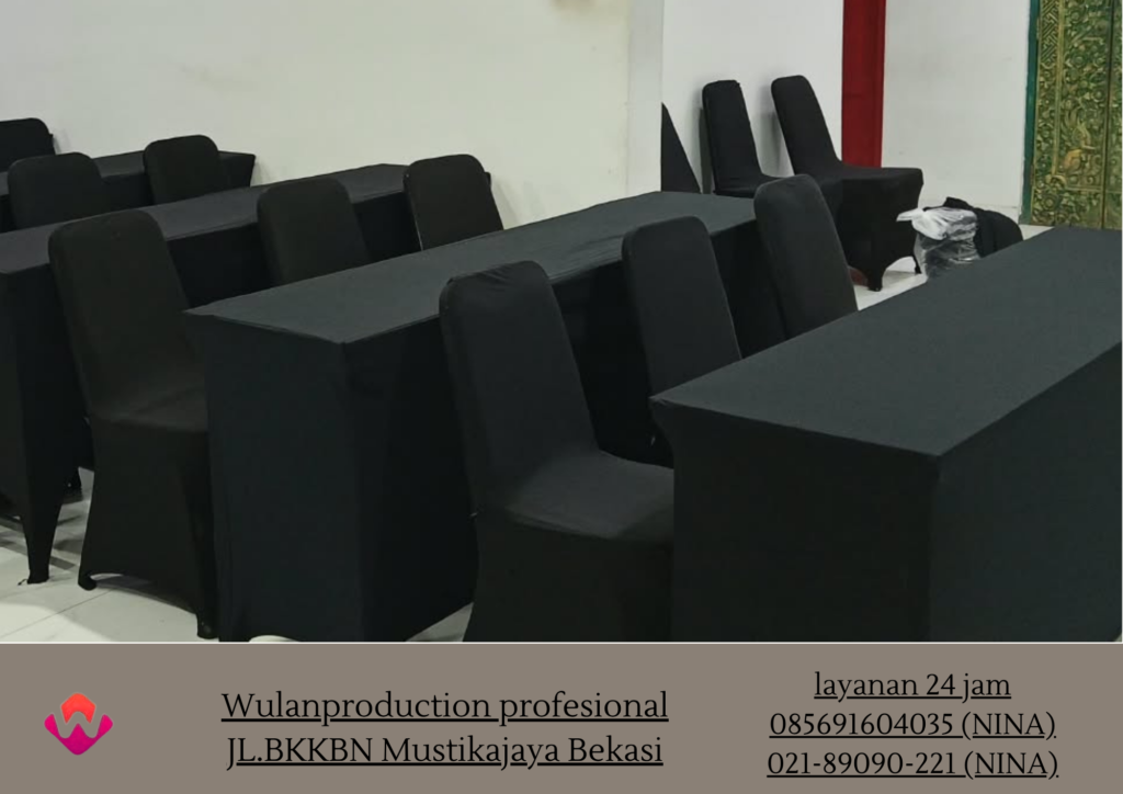 Sewa MEJA IBM COVER Stretch Cikarang (NO.HP 085691604035 / 021-89090-221) 