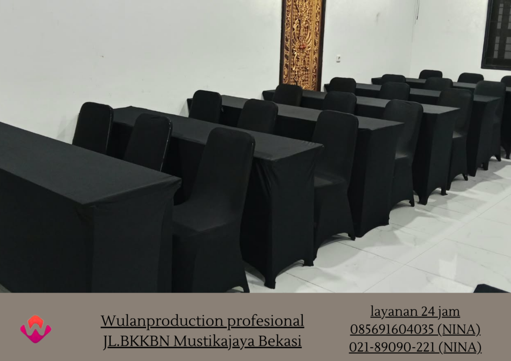 Sewa MEJA IBM COVER Stretch Cikarang (NO.HP 085691604035 / 021-89090-221) 