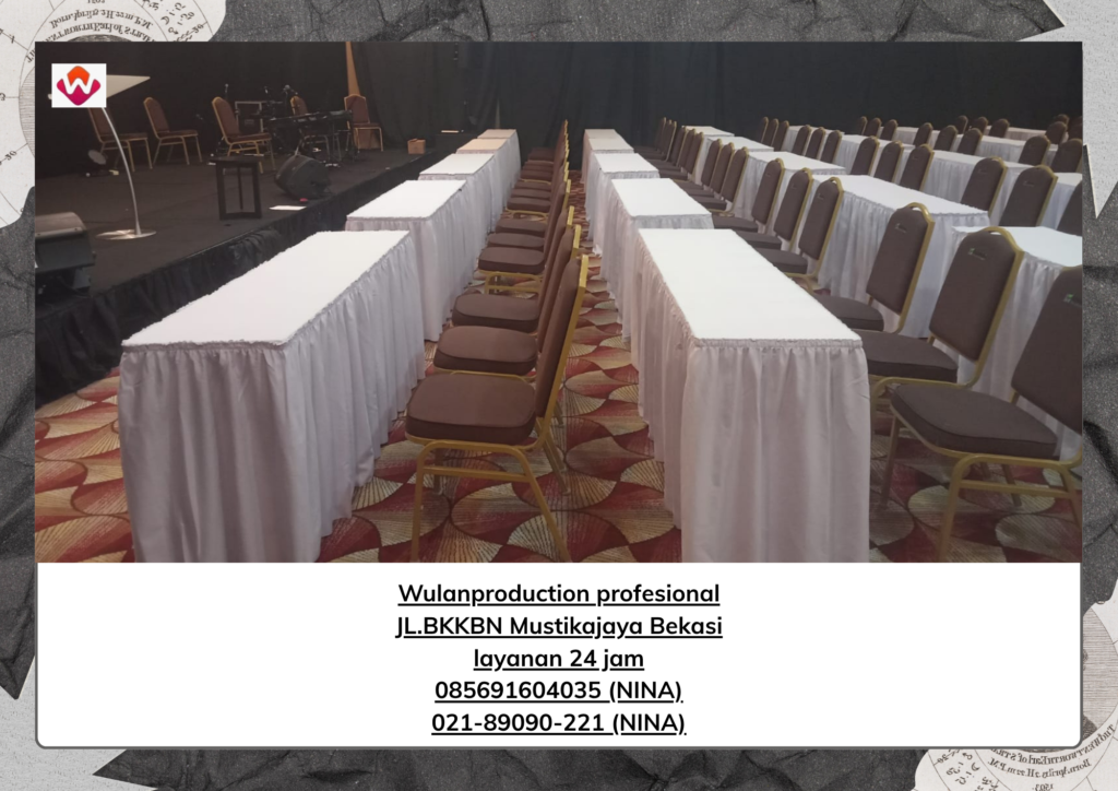 Sewa MEJA IBM Cover Stretch GONG Peresmian Jakarta (No.HP 085691604035 / 021-89090-221)
