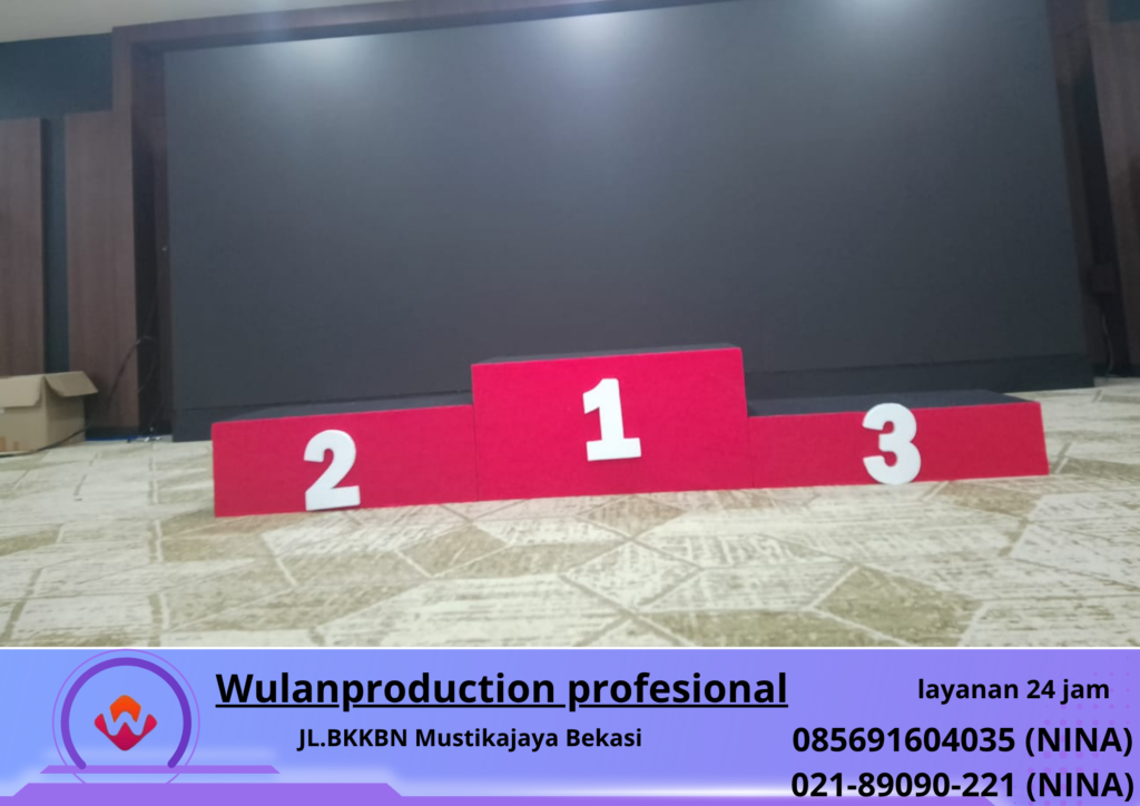 Sewa PODIUM JUARA Event JCC Jakarta Pusat (No.HP 085691604035 Nina)