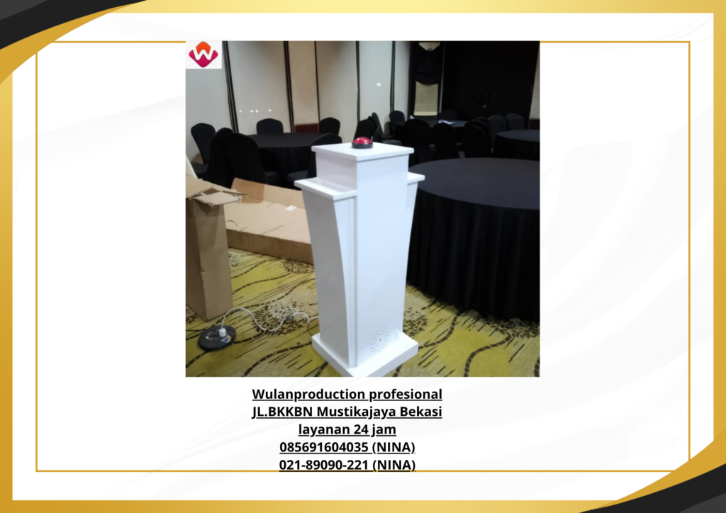 Sewa PODIUM SIRINE PUTIH Jakarta (No.HP 085691604035 / 021-89090-221)