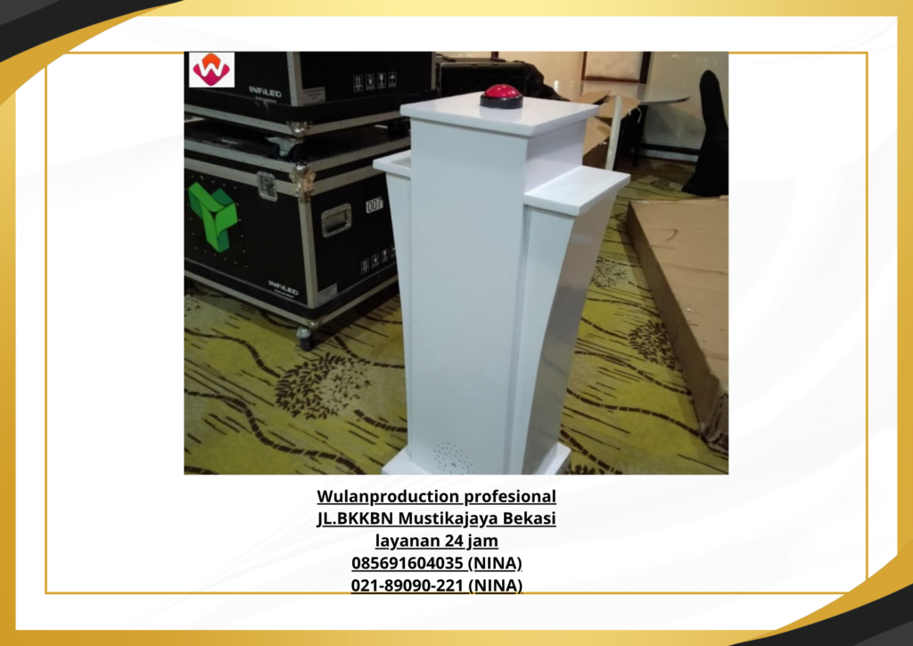 Sewa PODIUM SIRINE PUTIH Jakarta (No.HP 085691604035 / 021-89090-221)