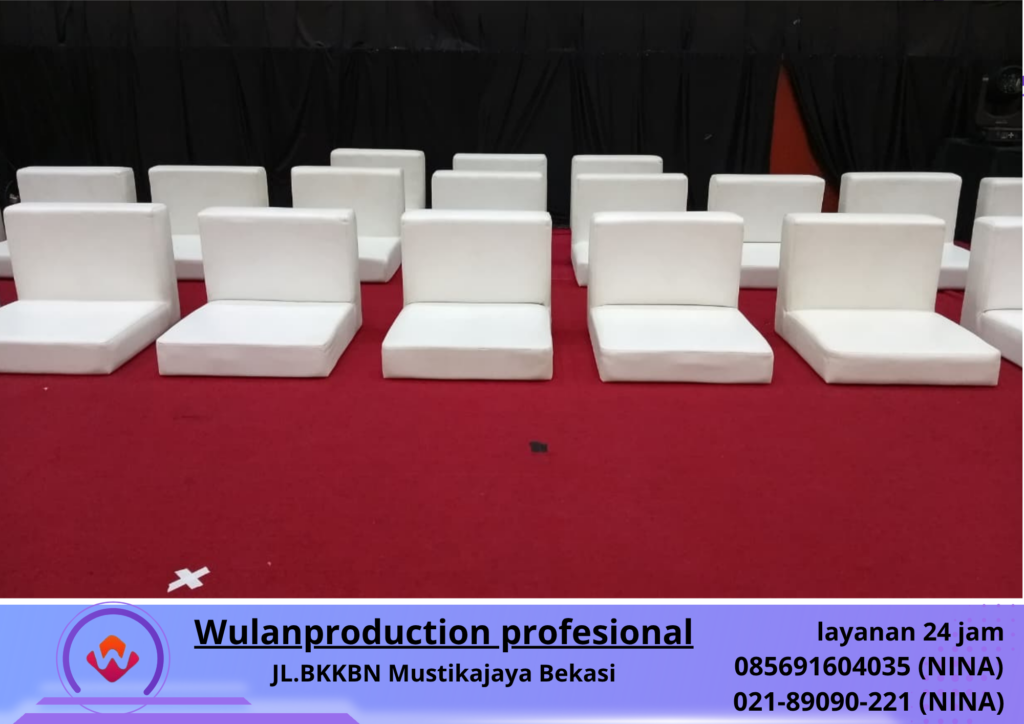 Sewa SOFA LESEHAN PUTIH Event Bandung (No.HP 085691604035 Nina)