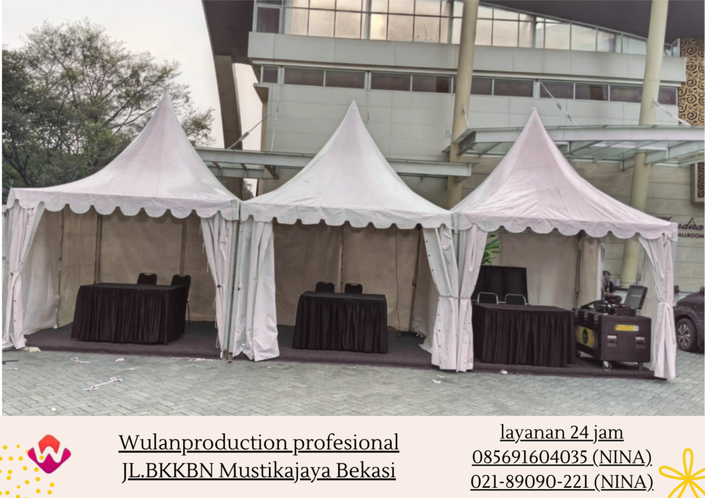 Sewa TENDA SARNAFIL Atau TENDA KERUCUT PUTIH Jakarta Pusat (NO.HP 085691604035 Nina)